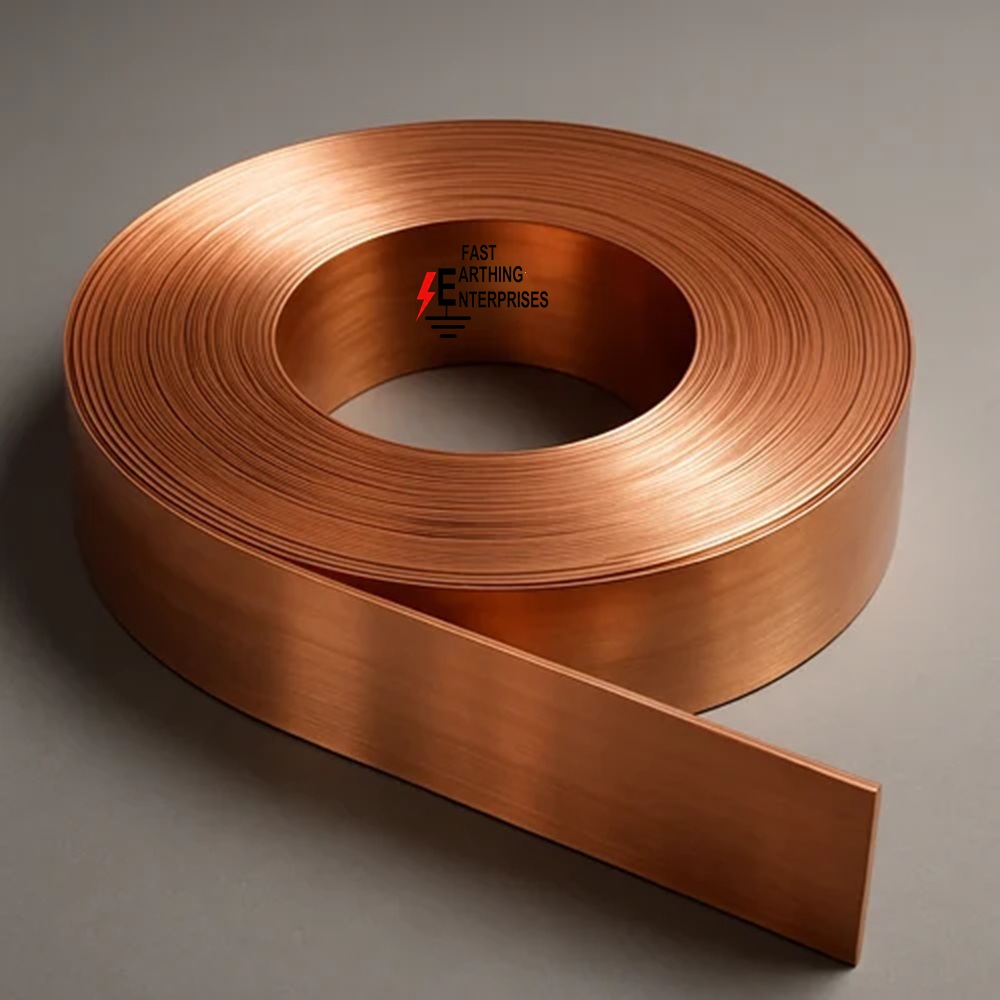 Pure Copper Earthing Strip